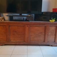 cassapanca in legno arte povera