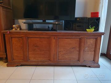 cassapanca in legno arte povera