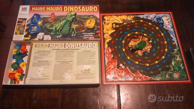Mauro Mauro dinosauro gioco società MB vintage
