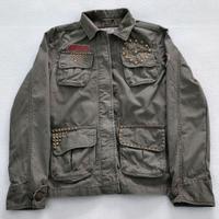 Giacca Militare Khujo Verde Scuro -Taglia L Ottime