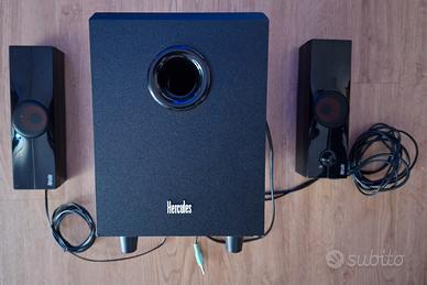 Impianto audio stereo subwoofer 2+1 