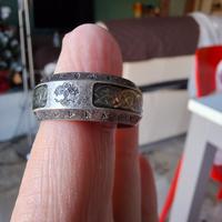 2 anelli gotici acciaio