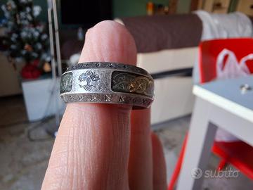 2 anelli gotici acciaio