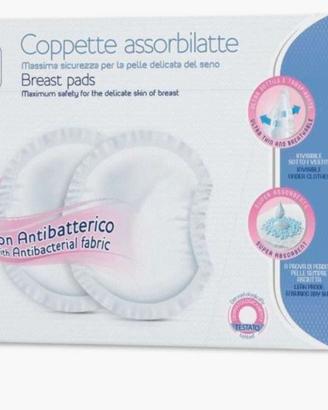 coppette assorbilatte antibatterico 