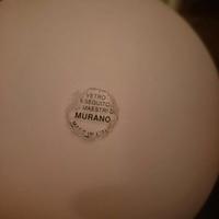 Lampada da comodino in vetro di Murano