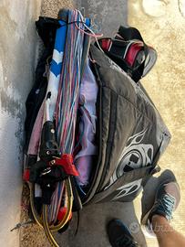Kitesurf pronto a volare  – 11m + Barra + Trapezio