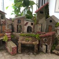 Presepe con luci 80x35x30(nuovo)