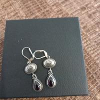 orecchini Harley Davidson in  Ag 925 con granati 