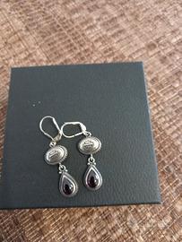 orecchini Harley Davidson in  Ag 925 con granati 