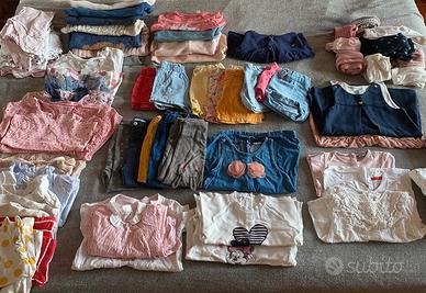 Lotto vestiti bambina 12-24 mesi