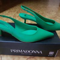 Scarpe décolleté slingback verdi