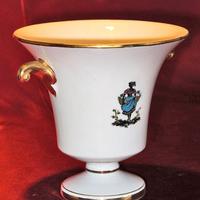 Coppa in porcellana Coronetti Anni 50