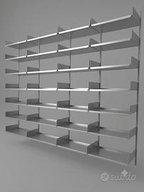 Libreria 606 Rams DePadova, silver 