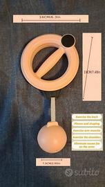 allenatore per braccia e spalle rosa ciliegio