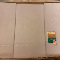 Lenzuola Matrimoniali Lino San Gallo Weiss vintage