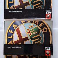 DUE LIBRETTI "ALFA ROMEO", ALFA 159 E ALFA 147.