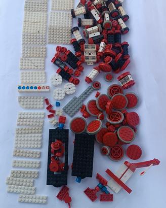 lego mix vintage anni 80 ruote plate e train