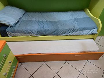letto singolo 90 x 2 metri trasforma in matrimonio