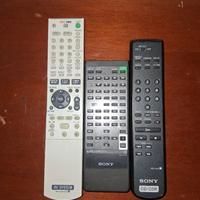 telecomandi sony. per hifi stereo. 