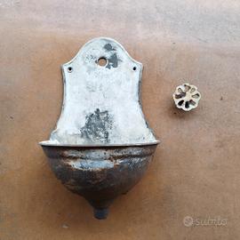 Antico Lavandino giardino in ghisa