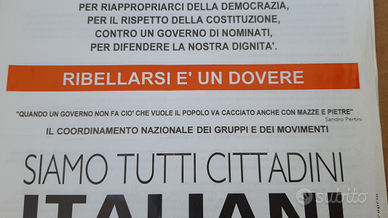 3 volantini FORCONI 2013.No strappi.Pertini mazze