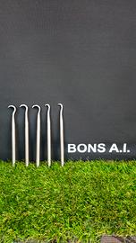 set di sgorbie per bonsai spedisco 