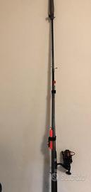 Canna da pesca feeder 10ft e mulinello