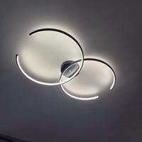 Plafoniera Trio WIZ Citizen LED Nero Alexa Google