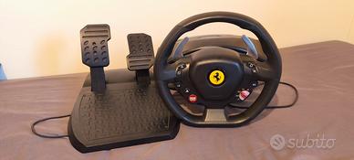 Volante e pedali thrustmaster T80 ferrari-488 GTB 