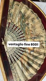 Ventaglio d’Epoca Fine ’800 Incorniciato