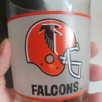 bicchiere NFL Falcons vintage raccolta Mobil 