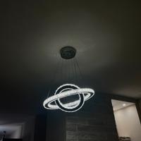 Lampadario di cristallo ad anello