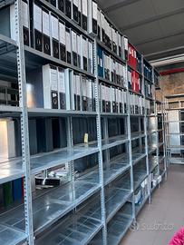 SCAFFALATURA A MODULI METALLICA ZINC, 300x100x40