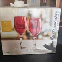 6 calici pasabahce rossi