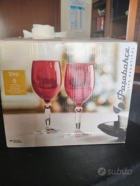 6 calici pasabahce rossi