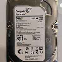 Segate Barracuda 1000gb (1Tb) Hard Disk 3,5
