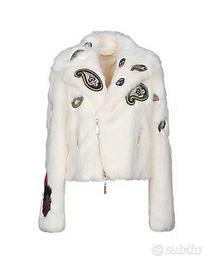 Pelliccia sintetica Mangano,bianco,applicazioni,44