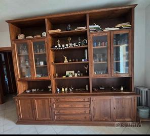 vetrina in legno 