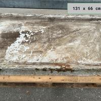 Secchiaio in pietra - lavandino 131 x 66 cm