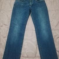 Jeans Topman Slim Uomo Cotone Taglia W 34 L 32