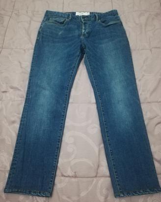 Jeans Topman Slim Uomo Cotone Taglia W 34 L 32