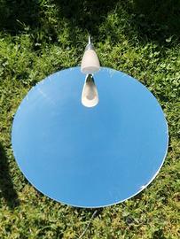 specchio bagno con luce lampada 