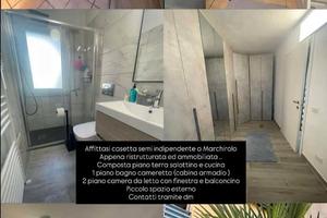 Casa su più livelli arredata tenuta bene