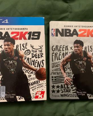 Nba 2k19 steelbook edition ps4 playstation 4