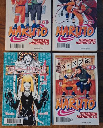 Fumetti Naruto e Death Note