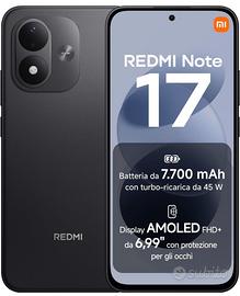 Xiaomi Redmi Note 17  256gb 6gb+6gb RAM - NUOVO! 