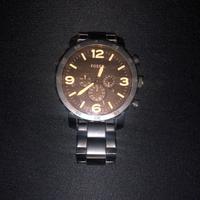 Orologio Cronografo Fossil Nate Nero