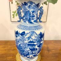 Antico Vaso Cinese Ad Anfora Metà 800