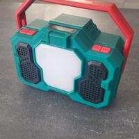 Faretto led 1500LM con radio e Bluetooth 