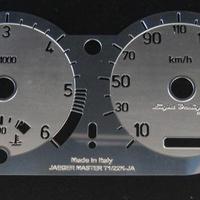 Fondino strumentazione inox cruscotto PEUGEOT 206